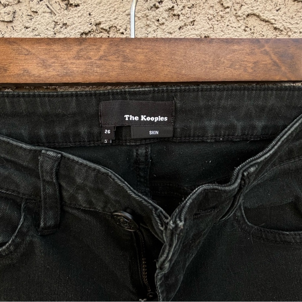 THE KOOPLES Black Skin Skinny Jeans - Picture 2 of 4